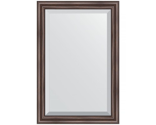 Зеркало Evoform Exclusive 91х61 BY 1174 с фацетом в багетной раме - Палисандр 62 мм