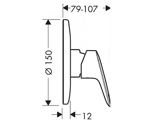 Смеситель для душа Hansgrohe Logis 71666000