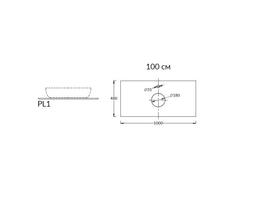 Изделие Kerama Marazzi декоративное Парк Роз 100, мультиколор PL1.VT95\100
