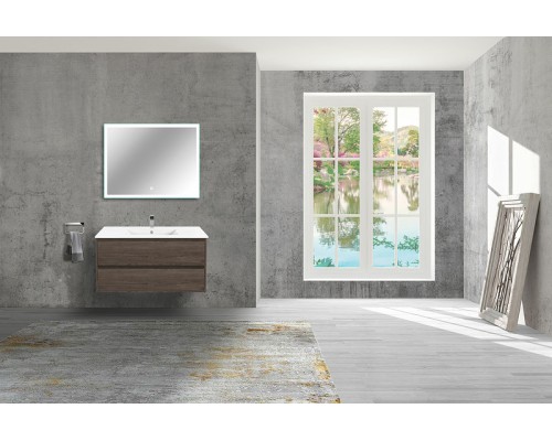 Тумба под раковину Vincea Gio 100 подвесная R.Oak