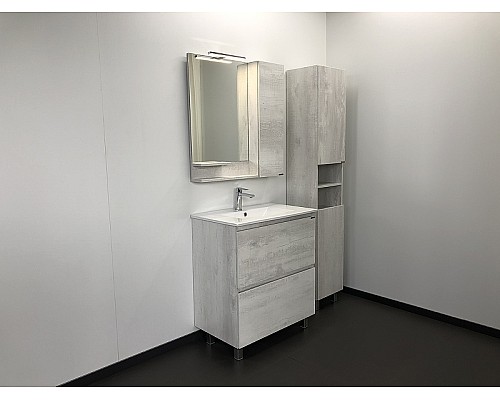 Шкаф пенал Comforty Верона 35-Н 00004142368 подвесной Дуб белый