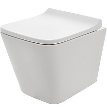 Унитаз AQUAme AQM2004 подвесной Белый глянец с сиденьем Микролифт