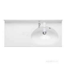 Раковина Отель 3/100 правая белая с навесами Aquaton