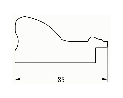 Зеркало Evoform Exclusive Floor 200х110 BY 6152 с фацетом в багетной раме - Виньетка бронзовая 85 мм