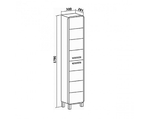 Пенал Runo Эрика 30 УТ000003637 универсальный