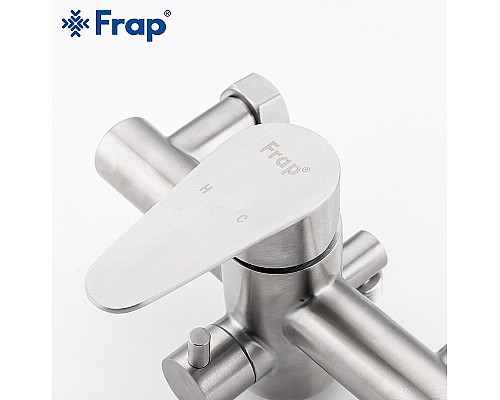 Смеситель для ванны Frap H48 F2248 универсальный Сатин Смеситель для ванны Frap H48 F2248 универсальный Сатин