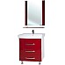 Тумба под раковину Bellezza Рокко 60 4635309660035 Красная Белая