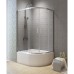 Душевое ограждение NEW TRENDY NEW VARIA 120x85x165 (хром)