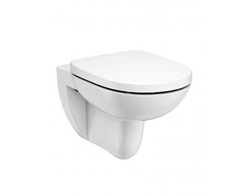 Комплект унитаза с инсталляцией Roca Debba Round Pack Rimless 893104980 с сиденьем Микролифт без клавиши смыва