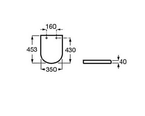 Комплект унитаза с инсталляцией Roca Debba Round Pack Rimless 893104980 с сиденьем Микролифт без клавиши смыва