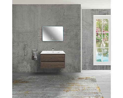 Тумба под раковину Vincea Gio 80 VMC-2G800RO подвесная R.Oak