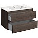 Тумба под раковину Vincea Gio 80 VMC-2G800RO подвесная R.Oak