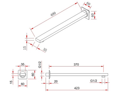 Душевая система Berges Ventas 3S 073005 Хром сильвер