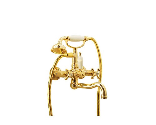 Смеситель для ванны(душевой комплект) Boheme Tradizionale Oro 293 золото