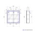 Зеркальный шкаф Vigo Geometry 80 с подсветкой Белый