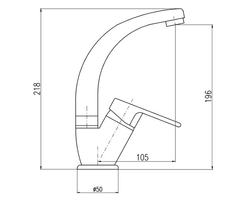 Смеситель для раковины Rav Slezak Colorado CO106.5/2 Хром