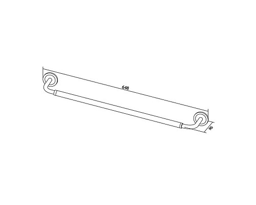 Держатель для полотенец AM.PM Serenity A40346400 Хром