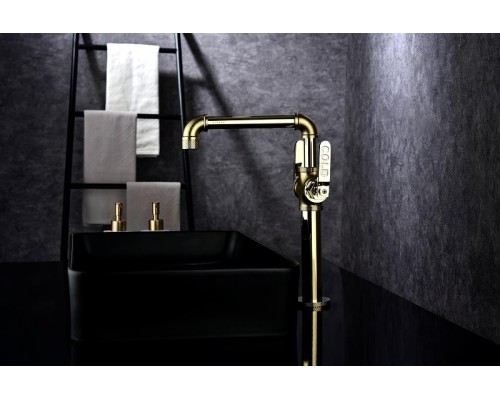 Смеситель для раковины Paulmark Loft Золото