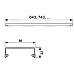 Декоративная решетка TECE drainline basic 601010
