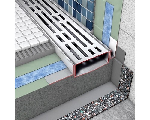 Декоративная решетка TECE drainline basic 601010 Декоративная решетка TECE drainline basic 601010