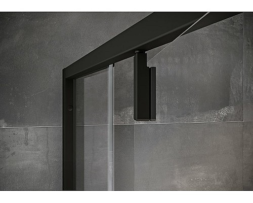 Душевой уголок Ravak Nexty NSKK3-100 100x100 3O6AA300Z1 профиль Черный стекло Transparent