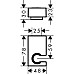 Держатель для ручного душа Hansgrohe Porter E 28387140