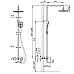 Душевая система с термостатом AltroBagno DirettoDirertto 030413 Bi