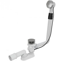 Слив-перелив Alcaplast A550KM полуавтомат Белый Хром