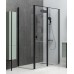 Душевая стенка Allen Brau Priority 80 3.31015.BBA Черный брашированный