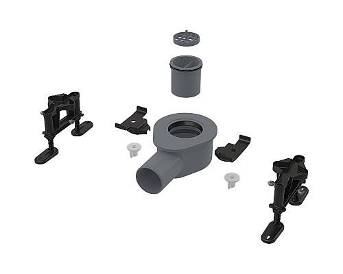 Сифон для душевого лотка AlcaPlast APZ-S9 с комплектом регулируемых ног