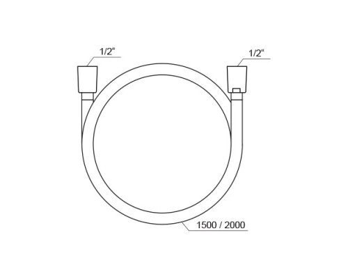 Душевой шланг Ravak X07P339