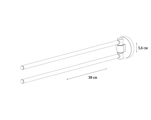 Полотенцедержатель рога Fixsen Hotel FX-31002A