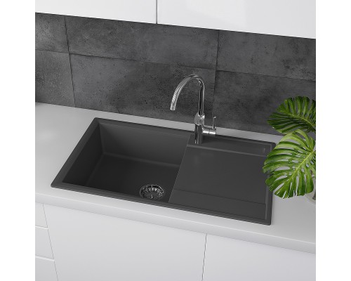 Кухонная мойка Lemark Imandra 840 9910035 Серый шелк