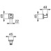 Крючок Ideal Standard IOM Square Хром