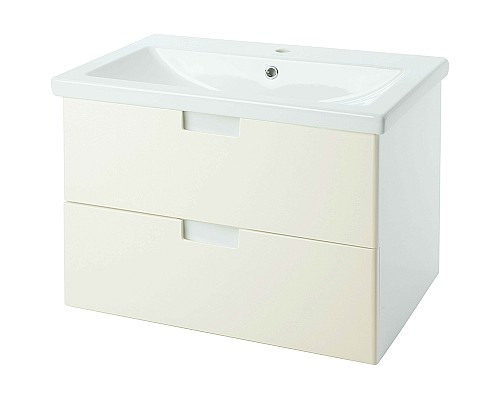 Тумба под раковину Bellezza Пегас 80 4630413270071 подвесная Бежевая