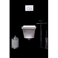 Подвесной унитаз Boheme Mirage глянец белый