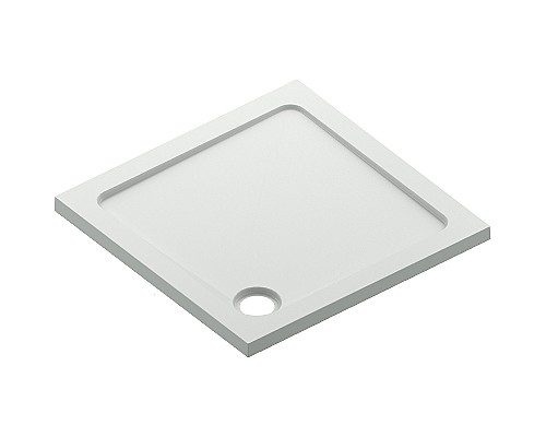 Акриловый поддон для душа Bas Форум 100х100 ПН00051 Белый