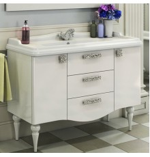 Тумба с раковиной Comforty Монако 120 00003132224 Белая