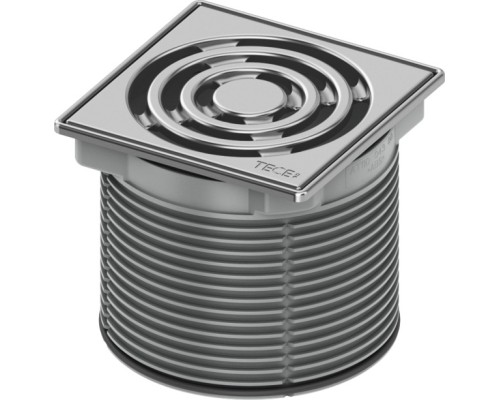 Декоративная решетка в стальной рамке TECE drainpoint S 3660002 100 мм 