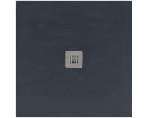 Душевой поддон из искусственного камня Aquanet Pleasure 90x90 Черный