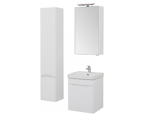 Шкаф пенал Aquanet София 35 L 207046 подвесной Белый глянец