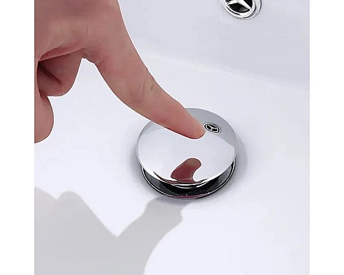 Донный клапан Haiba HB65-2 click-clack Хром