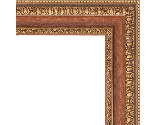 Зеркало Evoform Definite 75х55 BY 3043 в багетной раме - Бронзовые бусы на дереве 60 мм