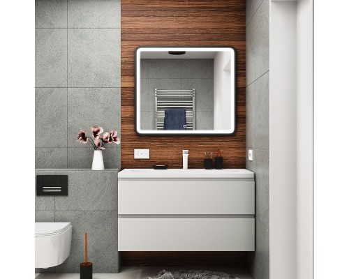 Тумба под раковину Art&Max AM-Bianchi-900-2C-SO-BM подвесная Белый матовый