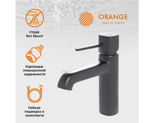Комплект смесителей Orange Karl Черный матовый
