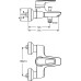 Смеситель для ванны Ideal Standard Ceramix Blue Хром