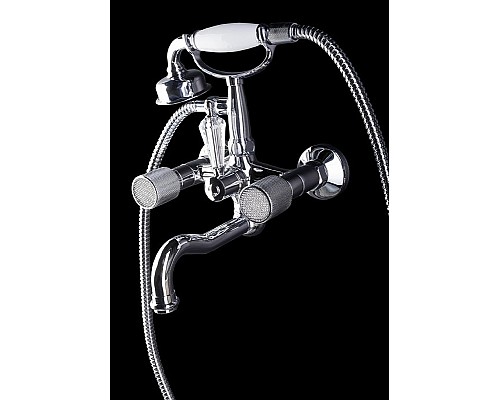 Смеситель для ванны Boheme Royal Cristal 273-Royal Хром
