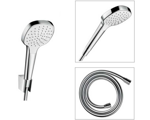 Душевой гарнитур Hansgrohe Croma Select E 26424400 Хром Белый
