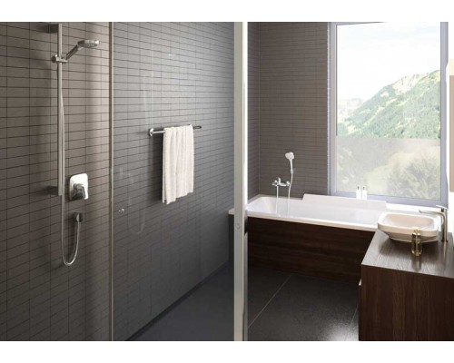 Душевой гарнитур Hansgrohe Croma Select E 26424400 Хром Белый