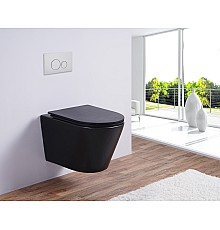Унитаз подвесной ESBANO CLAVEL Matt Black ESUPCLAVBM 480x360x360